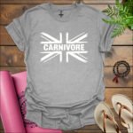 british carnivore t shirt sport grey