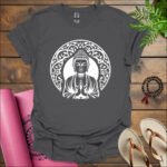 buddha t shirt charcoal