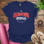 carnivores university t shirt navy