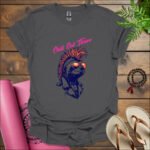 chill eat thrive t shirt charcoal