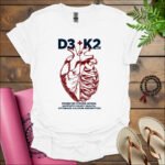 d3 k2 strong bones heart health calcium absorption t shirt white