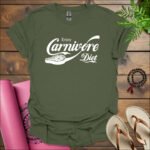 enjoy carnivore diet t shirt military green