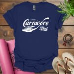 enjoy carnivore diet t shirt navy