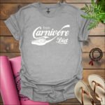 enjoy carnivore diet t shirt sport grey