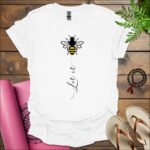 let it bee t shirt white