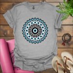 nazar evil eye t shirt sport grey