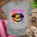olive you always t shirt sport grey
