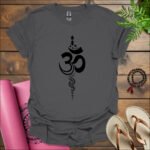 om t shirt charcoal