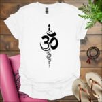 om t shirt white