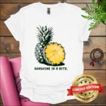 pineapple sunshine in a bite t shirt white