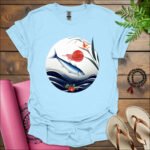 sardines t shirt light blue