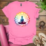 vibrant yoga t shirt azalea