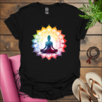 vibrant yoga t shirt black