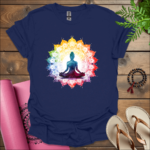 vibrant yoga t shirt navy
