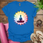 vibrant yoga t shirt royal