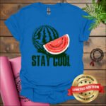 watermelon stay cool t shirt royal
