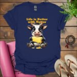 Life is Better with Butter T-Shirt NAVY