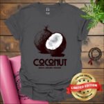 coconut sweet creamy dreamy t shirt charcoal