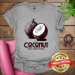 coconut sweet creamy dreamy t shirt sport grey