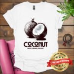 coconut sweet creamy dreamy t shirt white